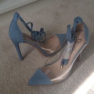 Clear denim HighHeels
